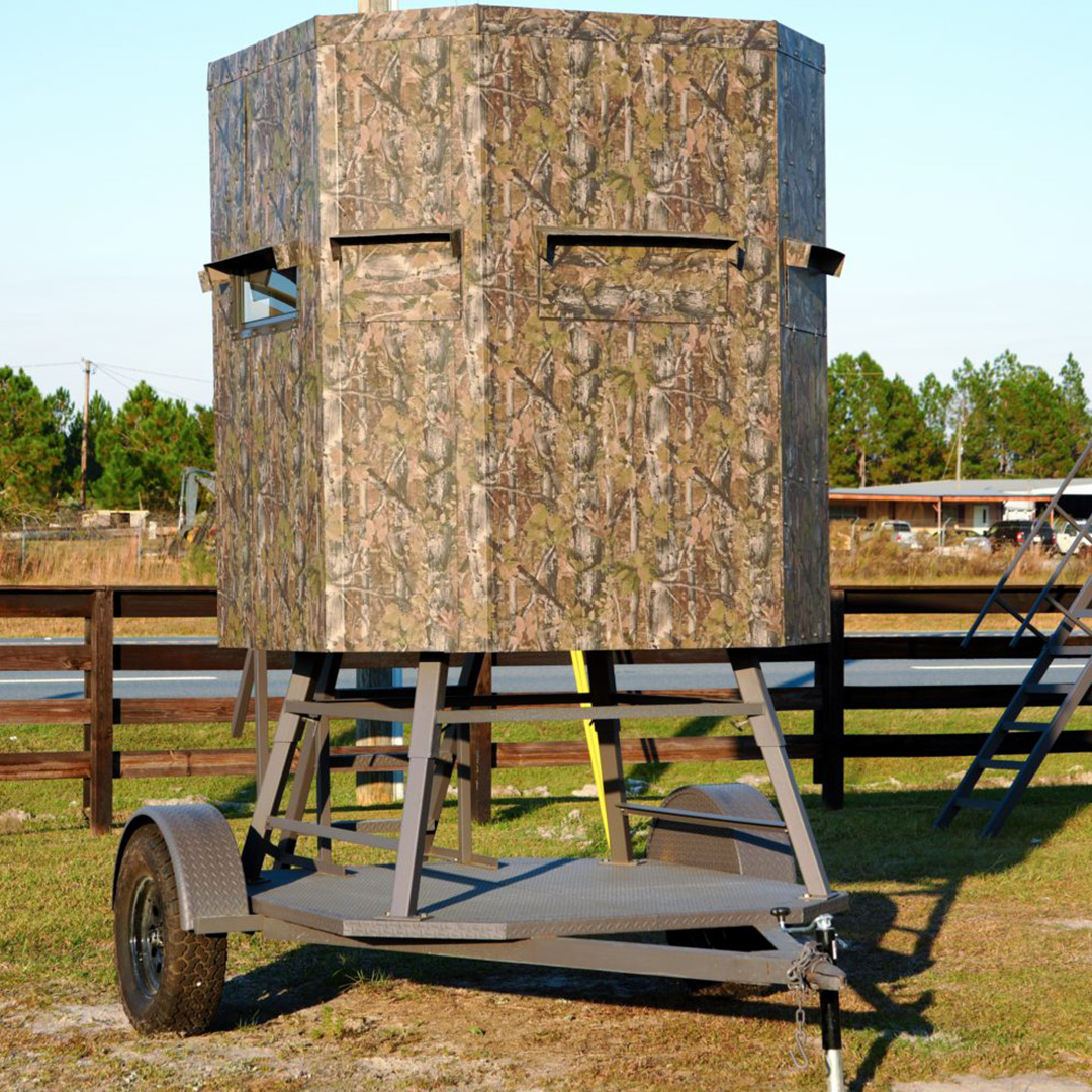 Range Bandit trailer deer blind from Ranch King